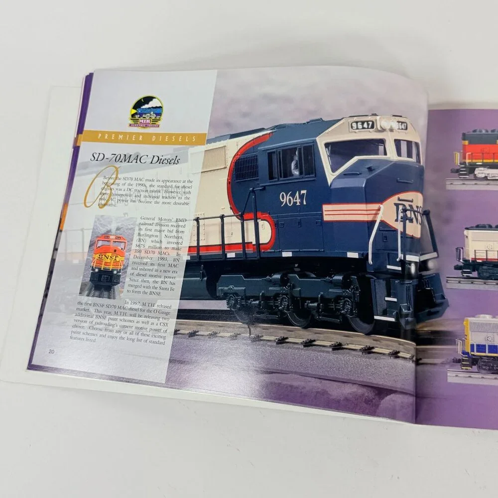 MTH Electric Trains Product Catalogs 2000 Volume One Two & Three